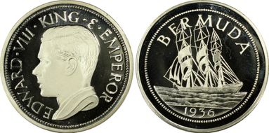 "1936" Medal FM23c Edward VIII PE PR68DCAM