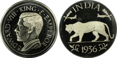 "1936" Medal FM47b PE Edward VIII PR67CAM