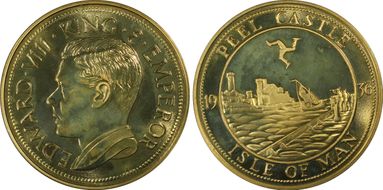 "1936" Medal FM49 Edward VIII RE Var Brass MS66