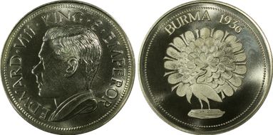 "1936" Medal FM29b Edward VIII Fantasy RE CuNi MS65