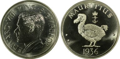 "1936" (1984) Medal FM51b Edward VIII Fantasy CuNi RE MS65