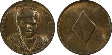 (c.1901) Token CM14a Edward VIII MS63RB