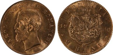 1900-B 2 Bani MS65RD