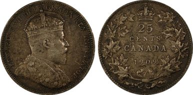 1909 25C AU53