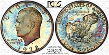 1972-S $1 Silver PR67CAM