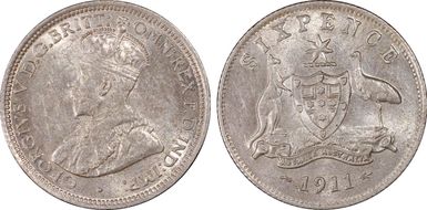1911 6D KM-25  Ag AU58