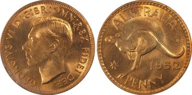 1952 (m) 1D MS64RD