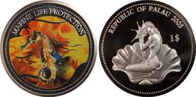 2005 $1 KM-140 Sea Horse PR69DCAM