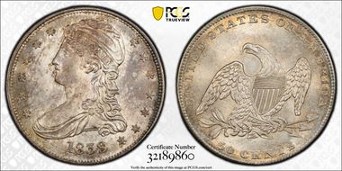 1837 50C GR-4 MS66