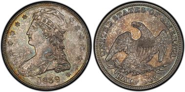 1839 50C GR-5 MS66