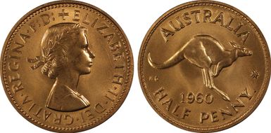 1960 Y. (p) 1/2D PR67RD