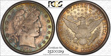1904-O 50C MS66+