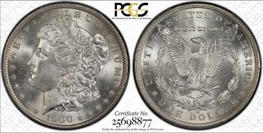 1900-O $1 MS66+ 