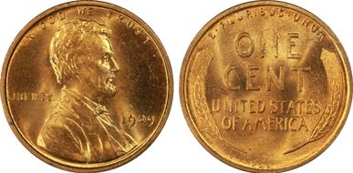 1909 VDB 1C Doubled Die Obverse MS66RD