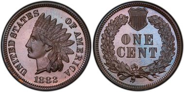 1882 1C PR67BN
