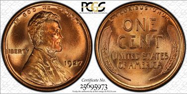 1927 1C MS66RD