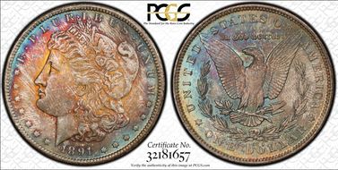 1891-CC $1 MS64