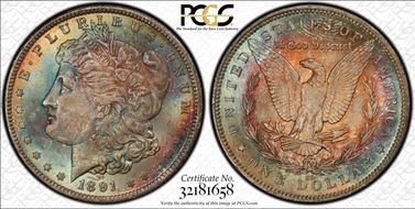 1891-CC $1 MS64