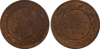 1859 1C 9/Inverted 9 AU53BN