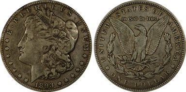 1893-O $1 VF30