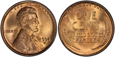 1934-D 1C MS66+ RD