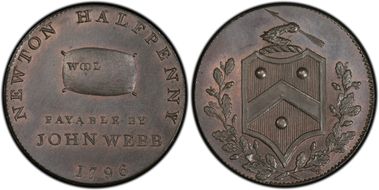 1796 Tk 1/2D DH-317 Warwickshire, Newton MS65BN