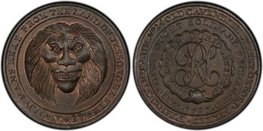 1797 Tk 1/2D DH-906 Middlesex, Summers' MS65BN