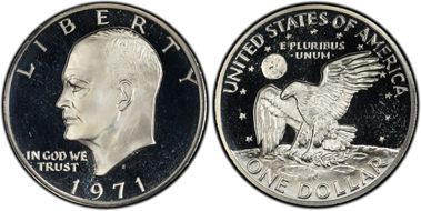 1971-S $1 Silver PR69DCAM