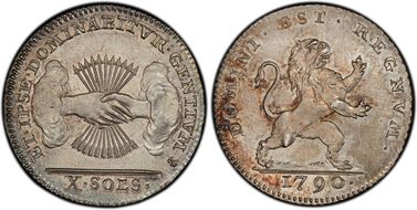 1790 10 Sol KM-47 MS63