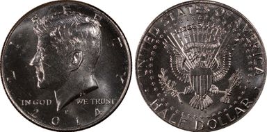 2014-P 50C 50th Anniversary Unc Set SP66