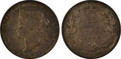 1880-H 25C Narrow/Wide O MS63