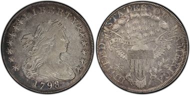 1798 $1 Large Eagle VF35