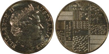 2012 $1 Year of the Farmer MS67