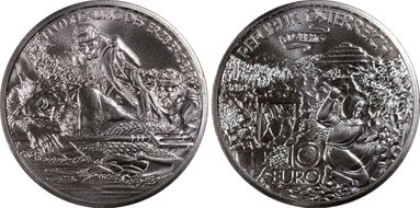 2010 € 10 Erzberg in Syria Special Uncirculated MS69