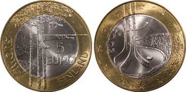 2003 € 5 Hockey MS66