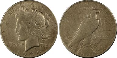1934-S $1 VF35