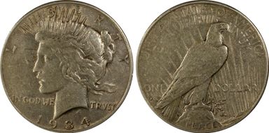 1934-S $1 VF35