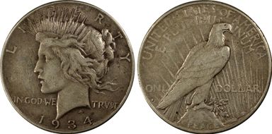 1934-S $1 VF35