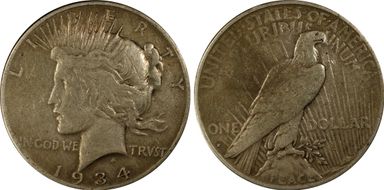 1934-S $1 VF25