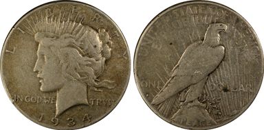 1934-S $1 VF30