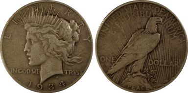 1934-S $1 VF20