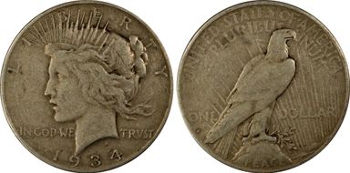 1934-S $1 VF20