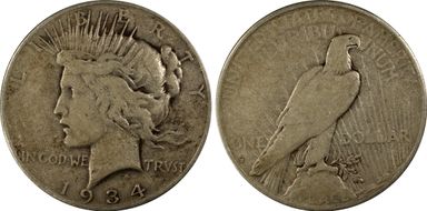 1934-S $1 VF20