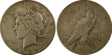 1934-S $1 VG10