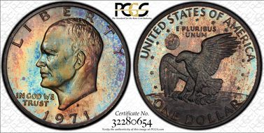 1971-S $1 Silver PR68CAM