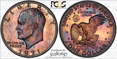 1971-S $1 Silver PR68CAM