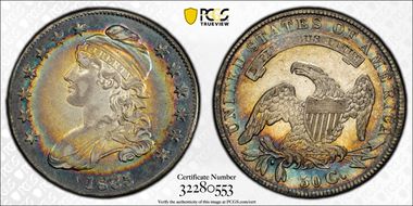 1835 50C O-107 AU55+