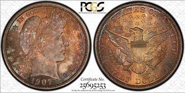 1907-D 50C MS66