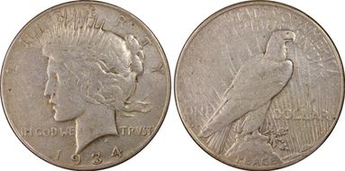 1934-S $1 VF35