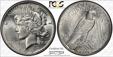 1927-D $1 AU55